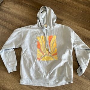 Avalanche Light Blue Hoodie size medium